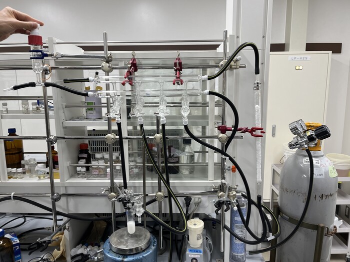 嫌気条件下での合成実験の画像2