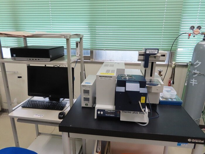 熱分析装置TG－DTAによる測定の画像1