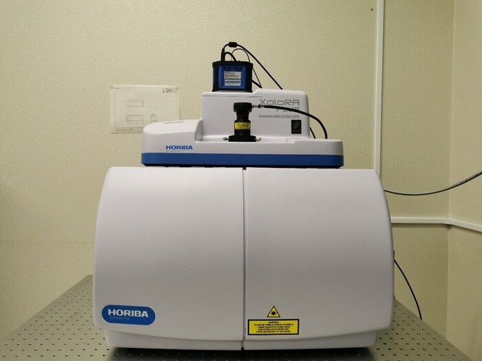 顕微ラマン分光装置による測定の画像1